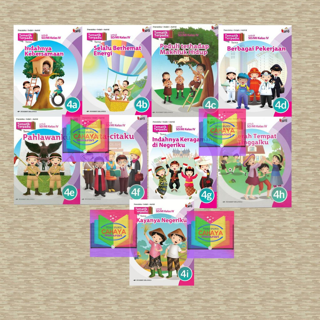 BUKU TEMATIK TERPADU KELAS 4 ERLANGGA kurikulum 2013 ERLANGGA