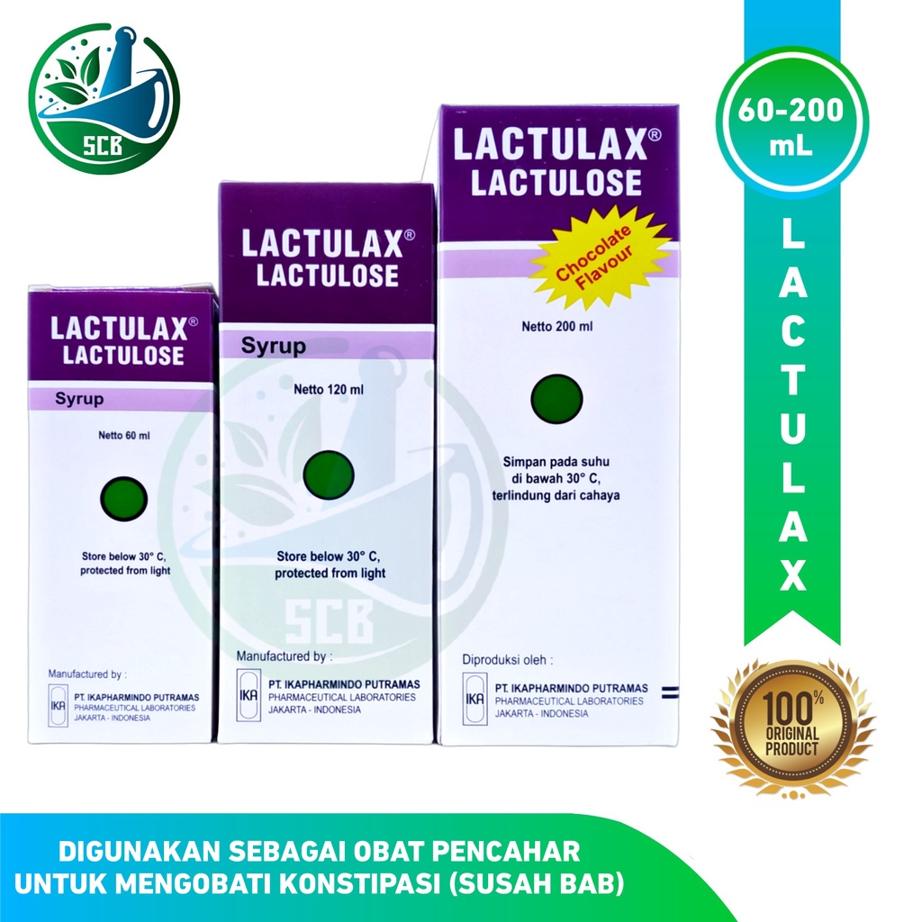 Lactulax Sirup - Syrup Lactulose - Obat Untuk Pencernaan