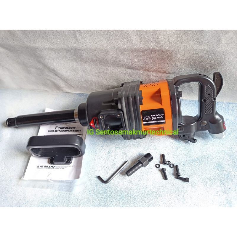 TJAP MATA 1&quot; Air Impact Bor Pembuka Roda Angin Truk Twin Hammer Anvil 9&quot;
