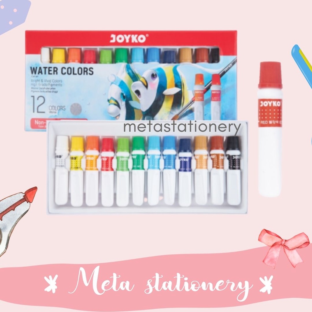 

Water Color / Cat Air Joyko WC-6ML-12C / 12 Warna / Colors