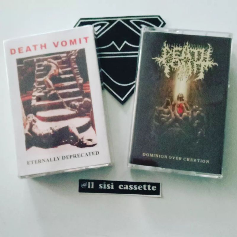 Paket kaset death vomit - dominion over creation - eternally deprecated