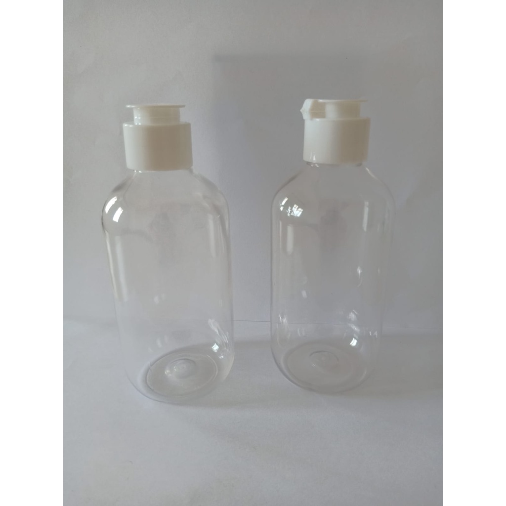 { paket isi 10pcs } BOTOL SBR 200ML FLIPTOP JAMUR PUTIH BODY NATURAL