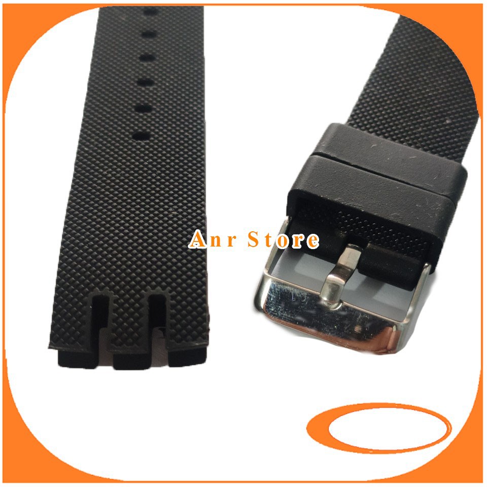 Tali Jam Tangan Swatch 21 mm Rubber Hitam