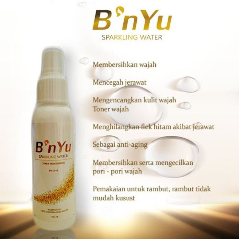B'nyu sparkling water PUTIH