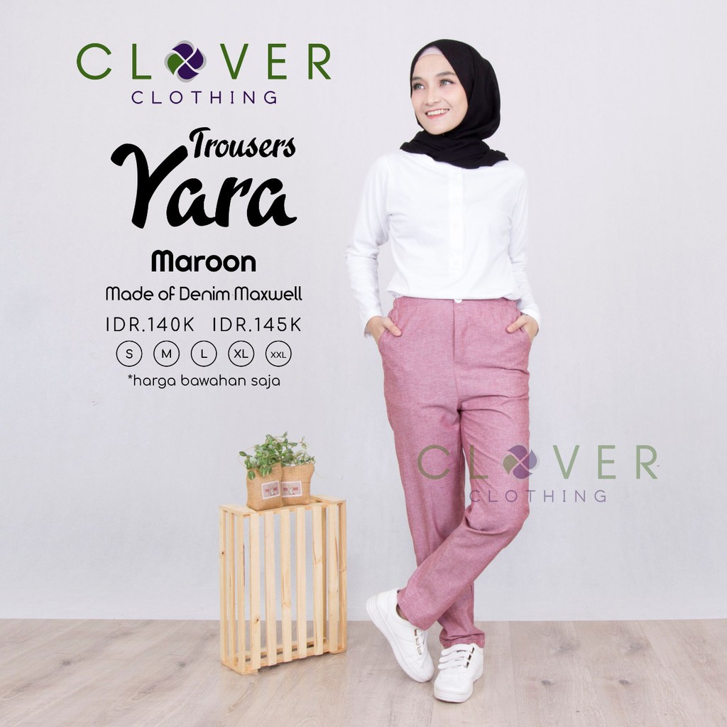 Celana Panjang Wanita CLover Clothing Trousers Yara