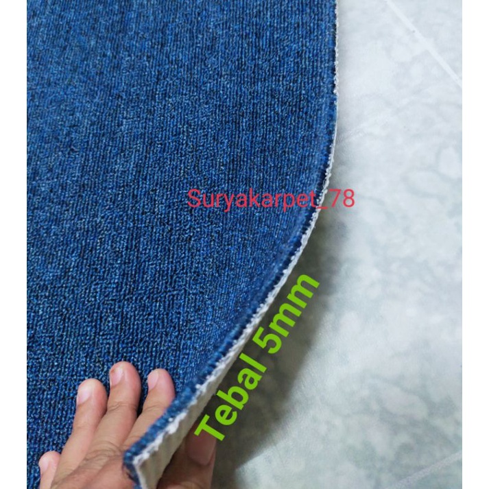 Karpet meteran BALI tebal 5mm (dijual per 10cm) lebar bahan 2m karpet kantor/masjid/gereja