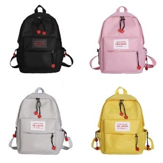 Twenty Bag - Tas Ransel Sekolah Anak Wanita Dan Pria Untuk Anak PAUD TK SD SMP Terbaru 2021 Kekinian Motif Carakter KAMURAN LOVE Korean Sytle Multifungsi Bahan Canvas