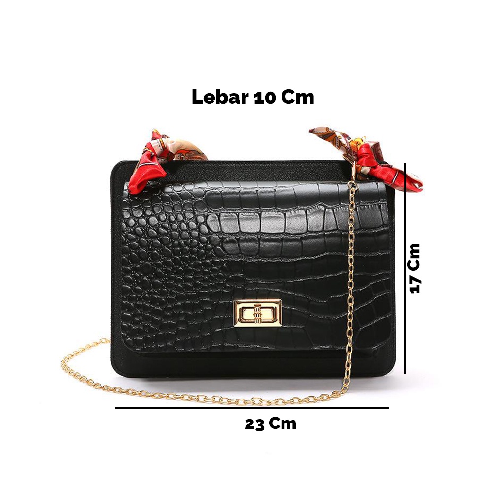 Promo Cuci Gudang SELEMPANG WANITA VARIASI SCRAF - T1023F-7