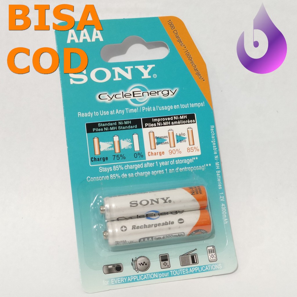 ORIGINAL BATU BATRE BATTERY SONY A3 AA 4300 mAh ISI 2 CAS