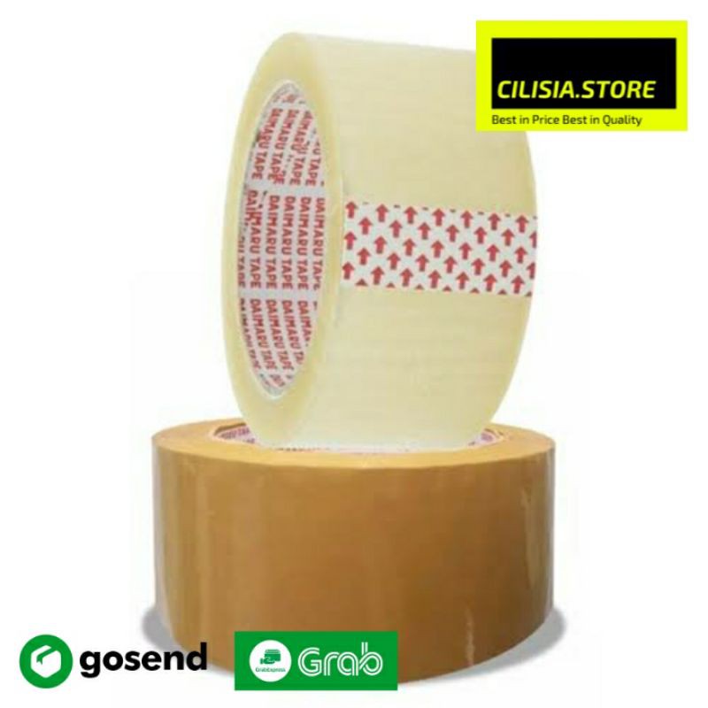 

Lakban Daimaru Bening / Lakban Daimaru Coklat 2 Inch 48mm x 90yard