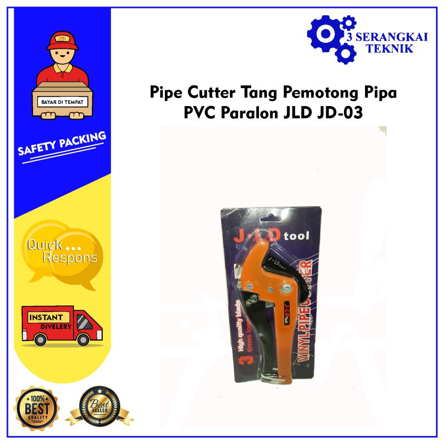 Pipe Cutter Tang Pemotong Pipa PVC Paralon JLD JD-03