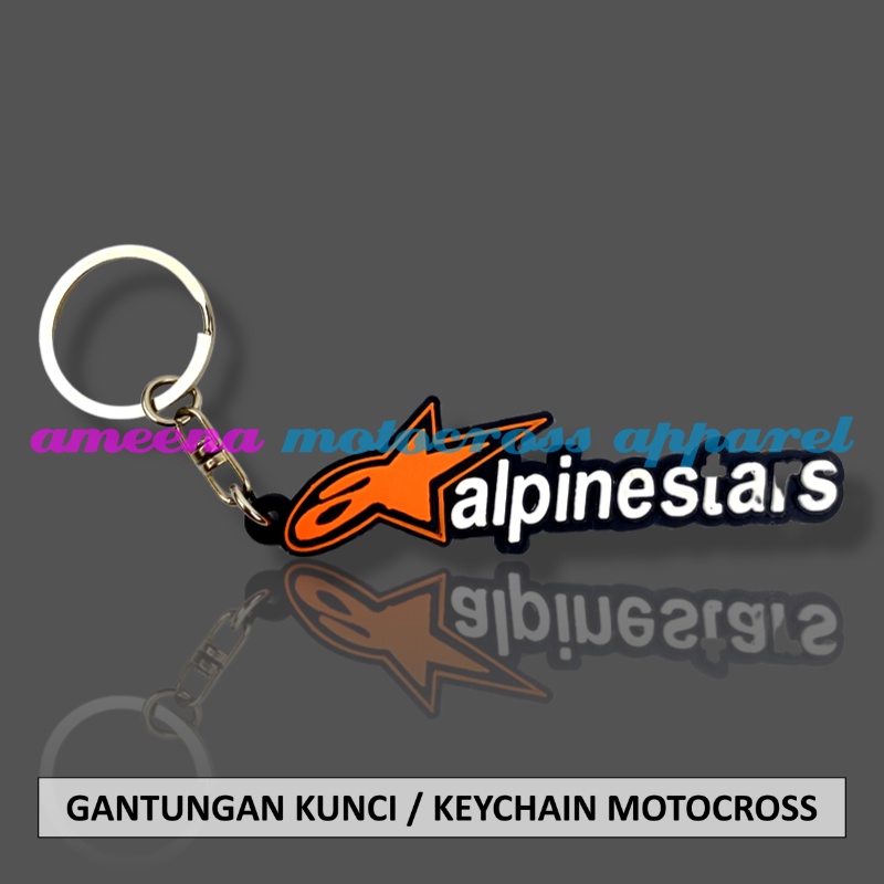 Gantungan Kunci Motocross - Keychain Trail MX - Gantungan Kunci Trabas - Keychain Enduro - Souvenir Trail - Keychain Souvenir  - AS005