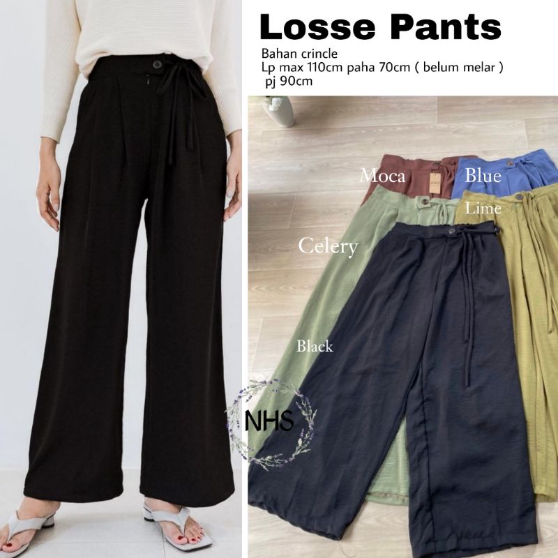 Losse Kulot Wanita Jumbo loose pants chelsea