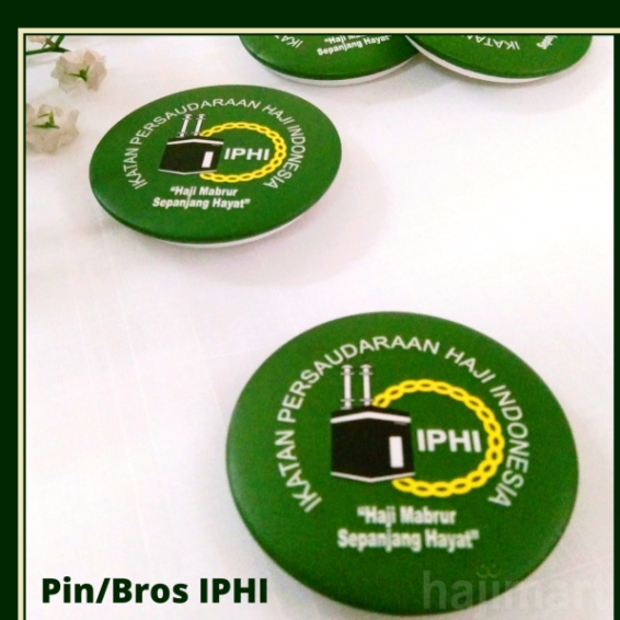 PIN IPHI / BROS IPHI/ PERLENGKAPAN HAJI UMROH