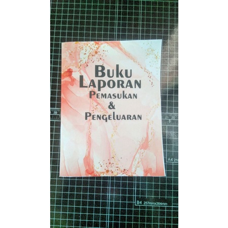 

Buku Laporan Pemasukan & Pengeluaran