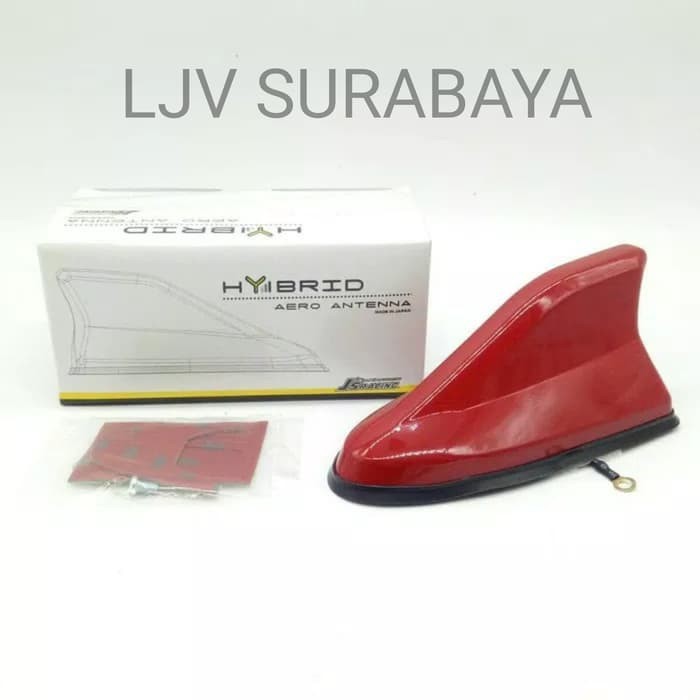 Sirip Hiu Antena Radio Hybird JS Racing | Shark Fin Antena - MERAH