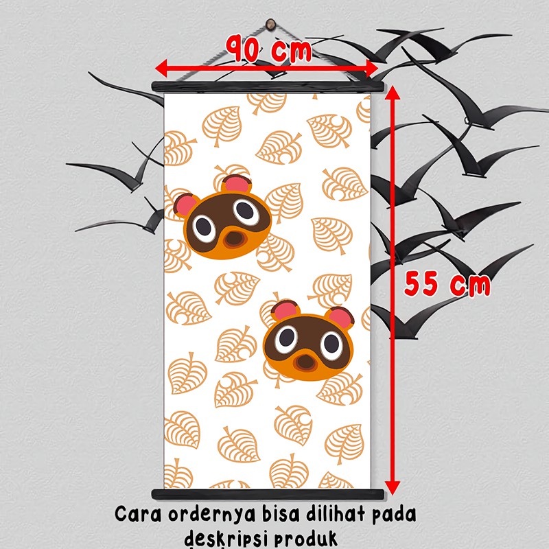 Wall Scroll/Poster Gantung Game Animal Crossing K