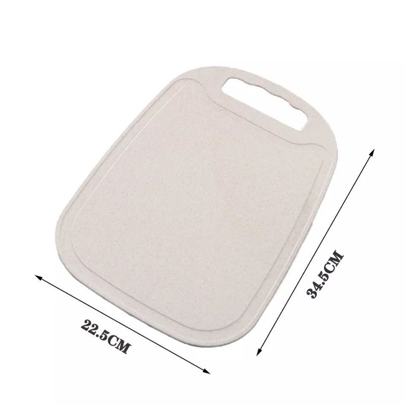 TALENAN ANTISLIP BAHAN PP FOOD GRADE JERAMI GANDUM CUTTING BOARD TALENAN JRW0064