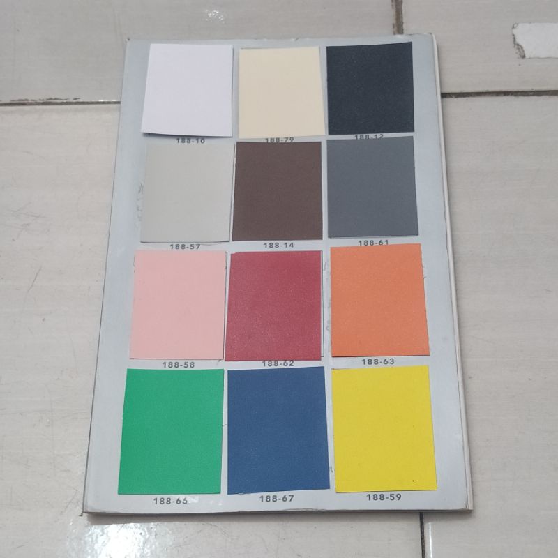 Tacon Sheet Lapisan Meja / Lemari Motif Polos - PVC Sheet