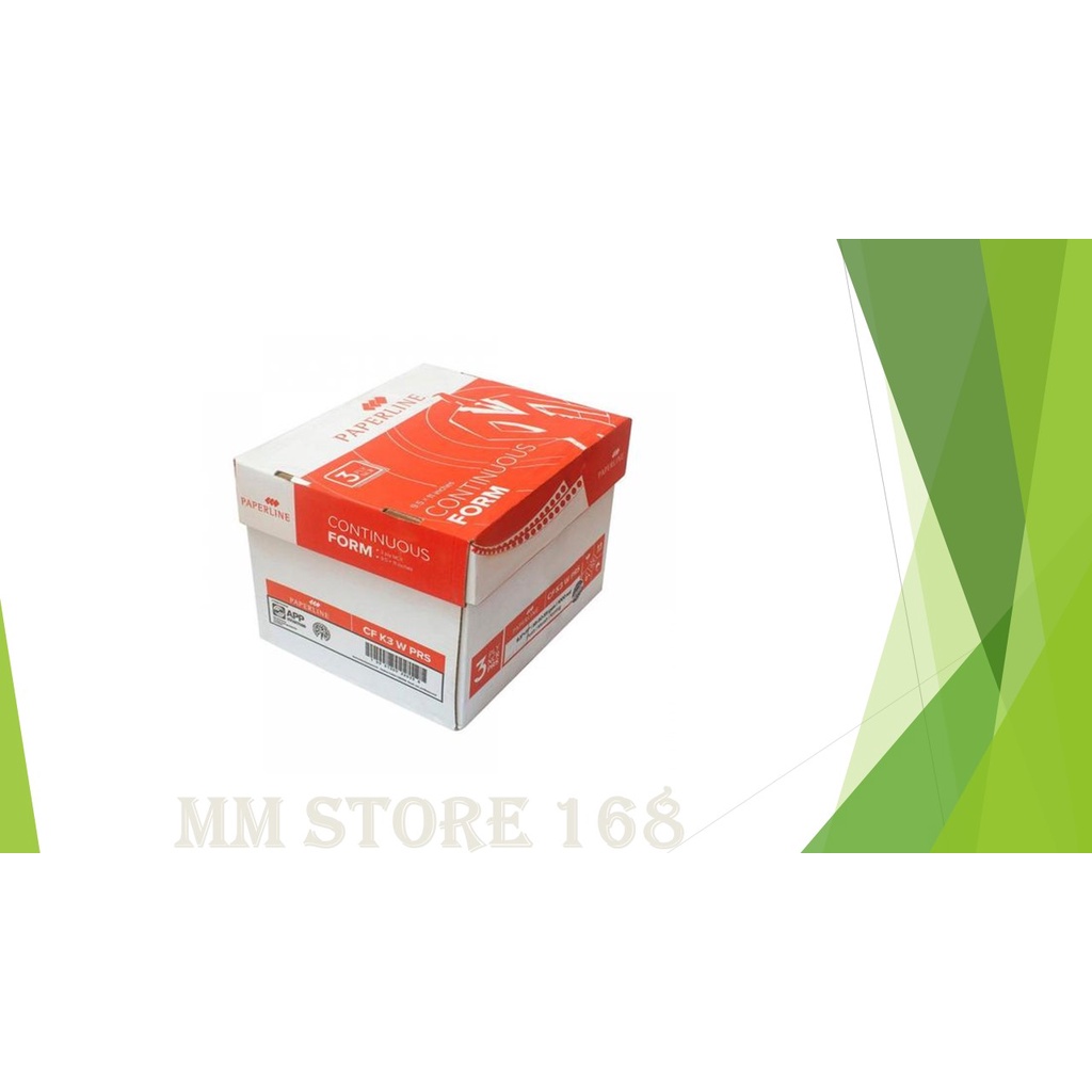 

Continuous Form Ukuran 9,5 Inch x 11 Inch, 3 Ply NCR Merk Paperline