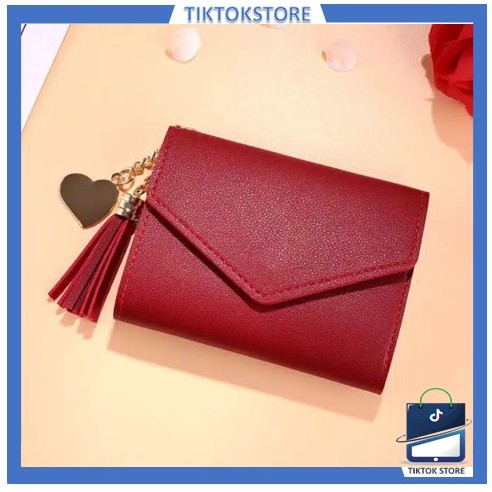 TIKTOK - DOMPET MADAM - Dompet Lipat Wanita Korea Fashion Batam