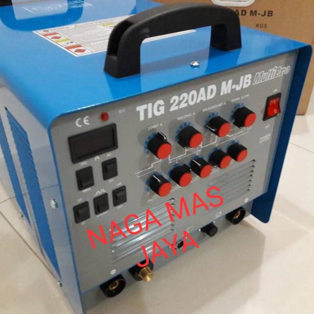 MESIN LAS ARGON MULTIPRO TIG 220 AD MJB / TRAFO LAS ARGON MULTIPRO TIG 220AD MJB / MULTIPRO TIG 220