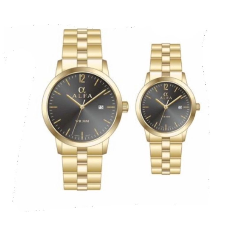 Jam Tangan Couple Alfa 88168M
