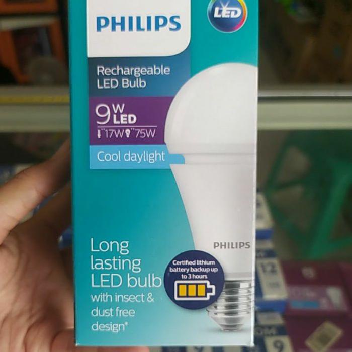 ✿ lampu emergency philips 9 watt grosir