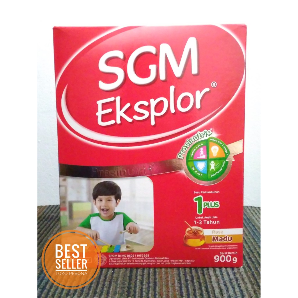 Grosir SGM Eksplor 1 Plus Rasa Madu 900 gr exp des 2019