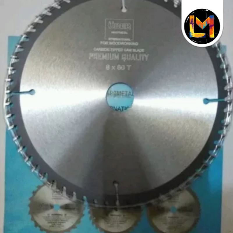 Pisau Gergaji Bundar 8 x 60 T Gigi TCT Gergaji kayu 8 INCH TCT UBER Gergaji Belah kayu 8