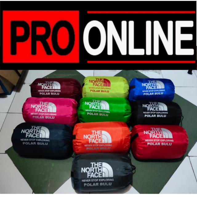 Sleeping Bag Polar Bulu Extra Tebal - Selimut Camping - Kantung Tidur Camping Outdoor