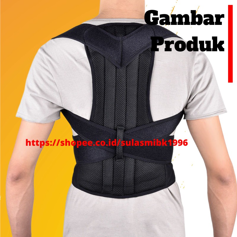 Korset Penyangga Punggung Sabuk Terapi Posture Pain Need Help Corrector Besar 2021 Alat Terapi