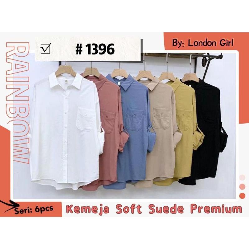 KEMEJA SOFT SUEDE STRETCH  IMPORT 1396