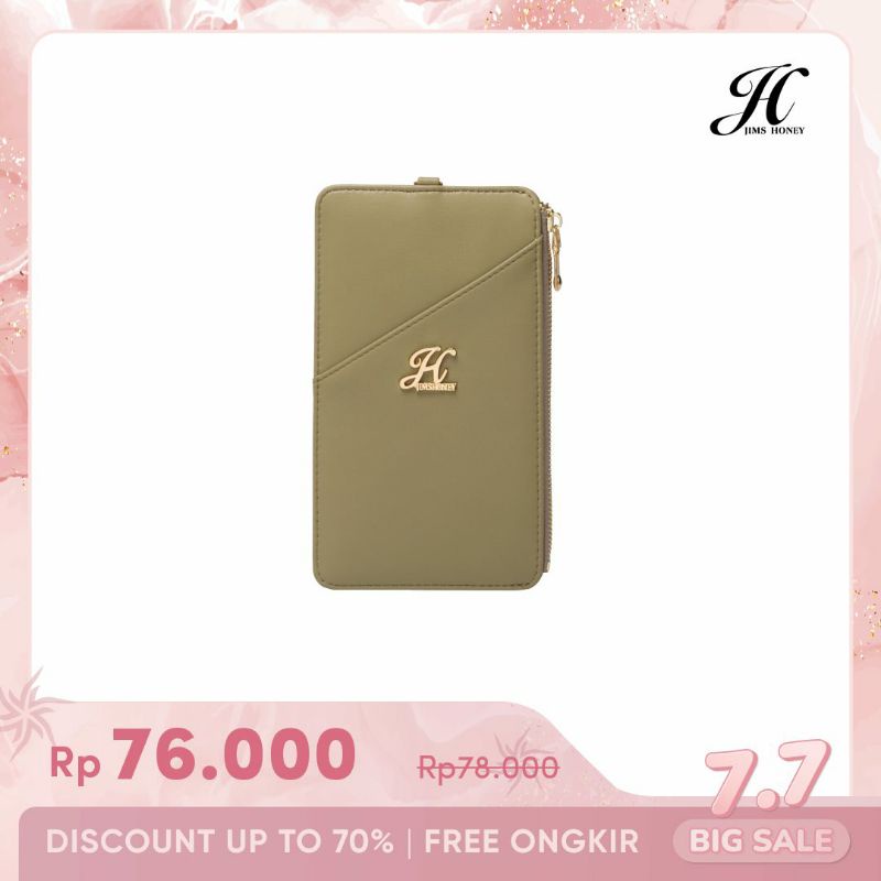 Maudy Wallet Jims Honey Original Dompet Wanita panjang slot kartu hp realpic cod official