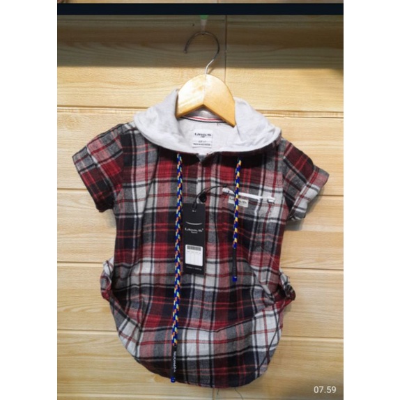 kurta hoodie anak plengan pendek by libas