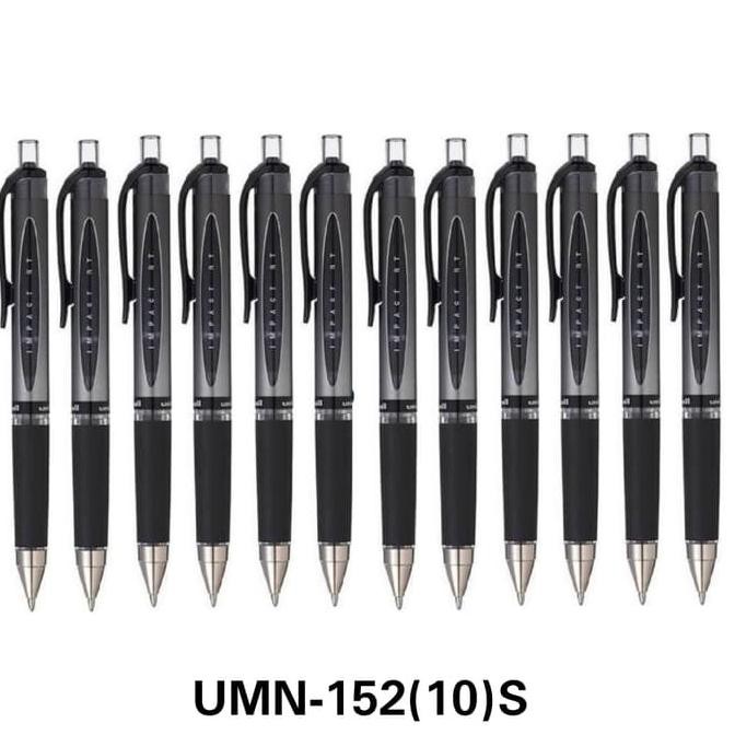 

FREEONGKIR PULPEN Tanda tangan ANTI LUNTUR!!! UNIBALL GEL IMPACT 1,0mm BROAD - Hitam DR433