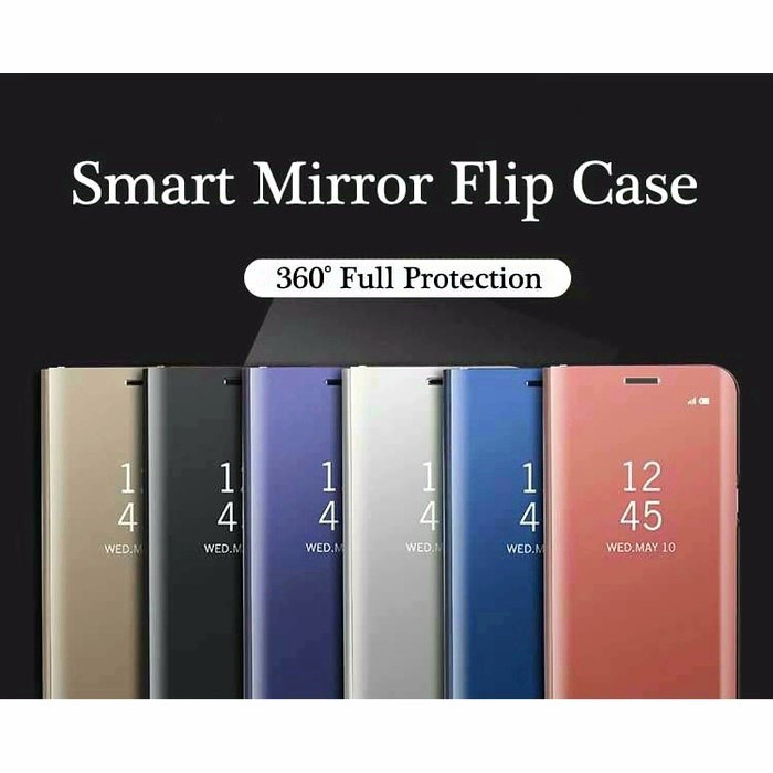 Clear View Samsung A01 Standing Cover Samsung A01 Flip Mirror