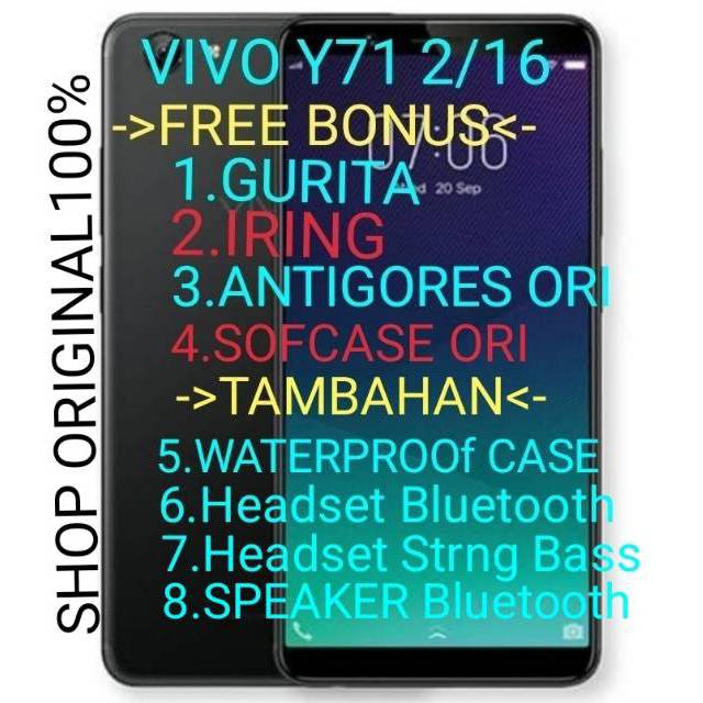 VIVO Y71 2/16 GARANSI RESMI