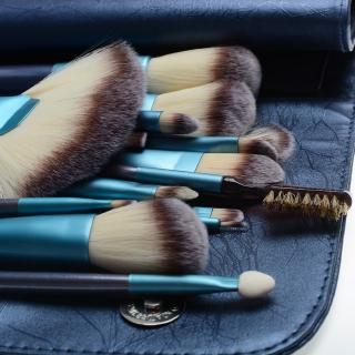 22pcs/set Brush Kosmetik/makeup Bahan Bulu Fiber Kualitas