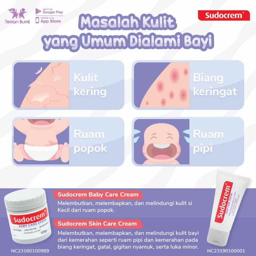 Sudocrem From Mother Care (Cream Ruam, Luka, Eksim, Jerawat Bayi) / perawatan kulit kering bayi