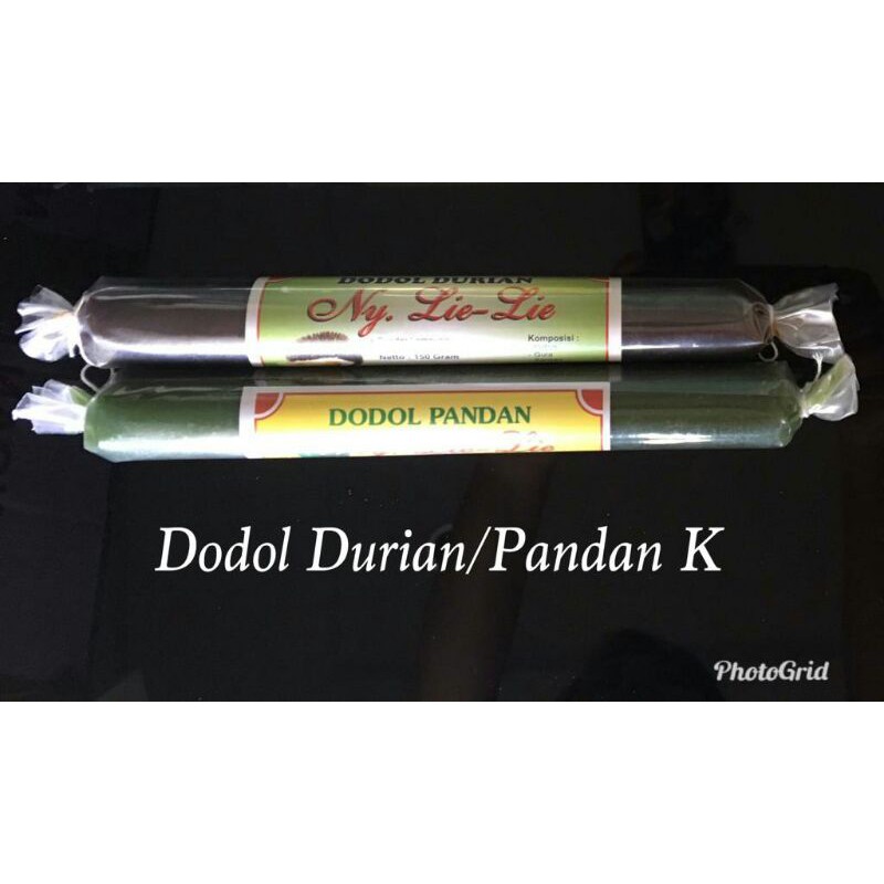 

Dodol Durian/ Pandan Ny. Lie-Lie kecil 100 gram oleh-oleh Lampung