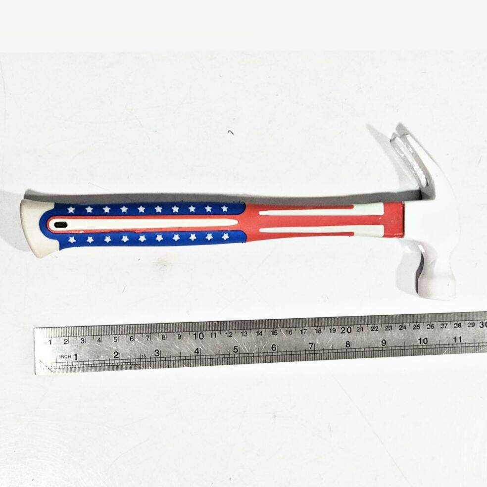 Palu kambing 8oz gagang fiber USA POLOS / Palu bangunan (G7107)