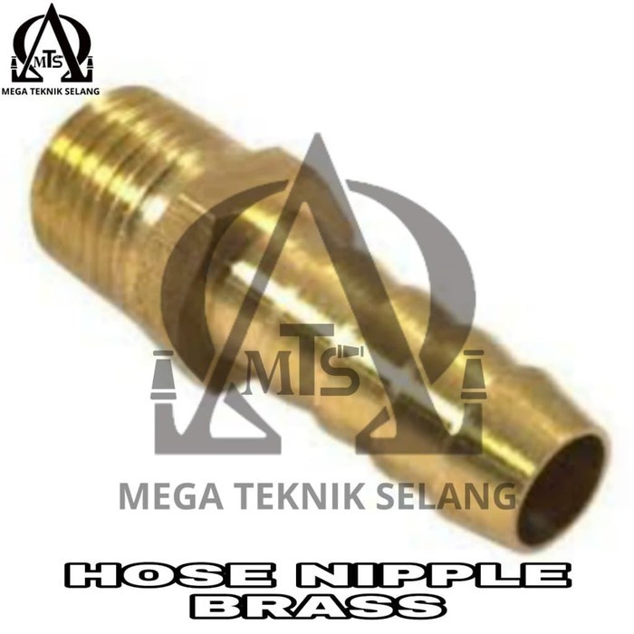 Nepel 1/2" x 5/8" Nepel Selang Kuningan Sambungan Drat BSP Brass Kombinasi