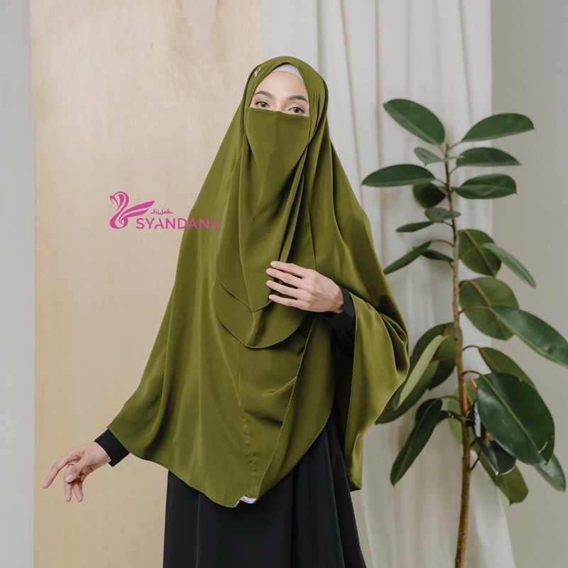 HIJAB SYANDANA Nesya Non Pet Syandana Khimar Syari Jilbab Syandana Jilbab Syari Jilbab Jumbo