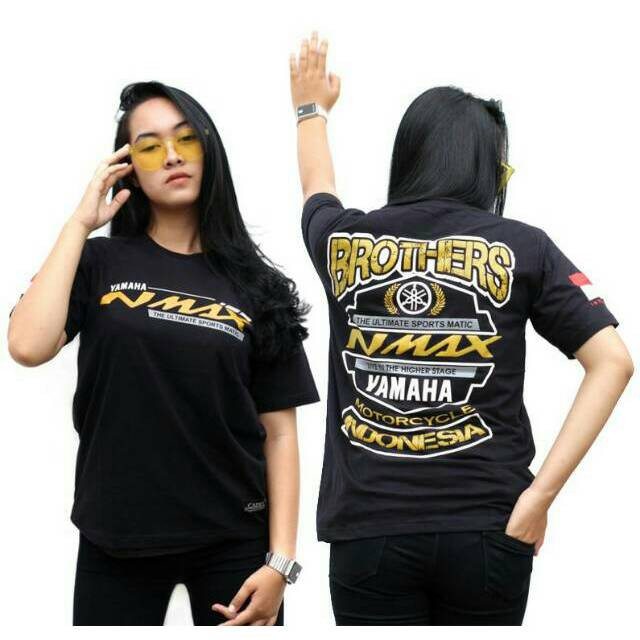 Kaos NMAX Bisa BAYAR DITEMPAT / COD Tshirt Yamaha NMAX Baju Bikers YAMAHA NMAX Distro Baju Bikers