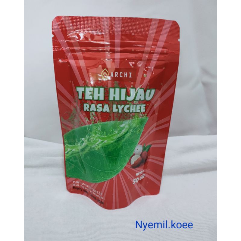 

Teh Archi - Teh Hijau Rasa Lychee ( Pouch )