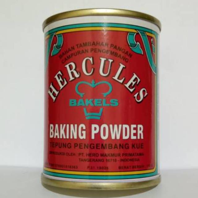 

HERCULES Baking Powder Double Dobel Acting HERCULES HERKULES 110gr Bahan Pengembang Roti Kue Baking