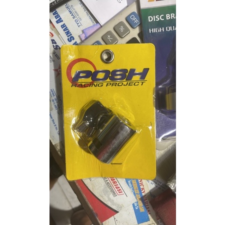 gembok cakram bulat besi crome