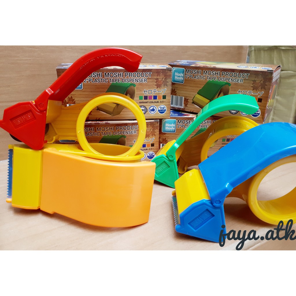 Tape Dispenser / Tempat Lakban / Roll Lakban 2 Inchi Plastik