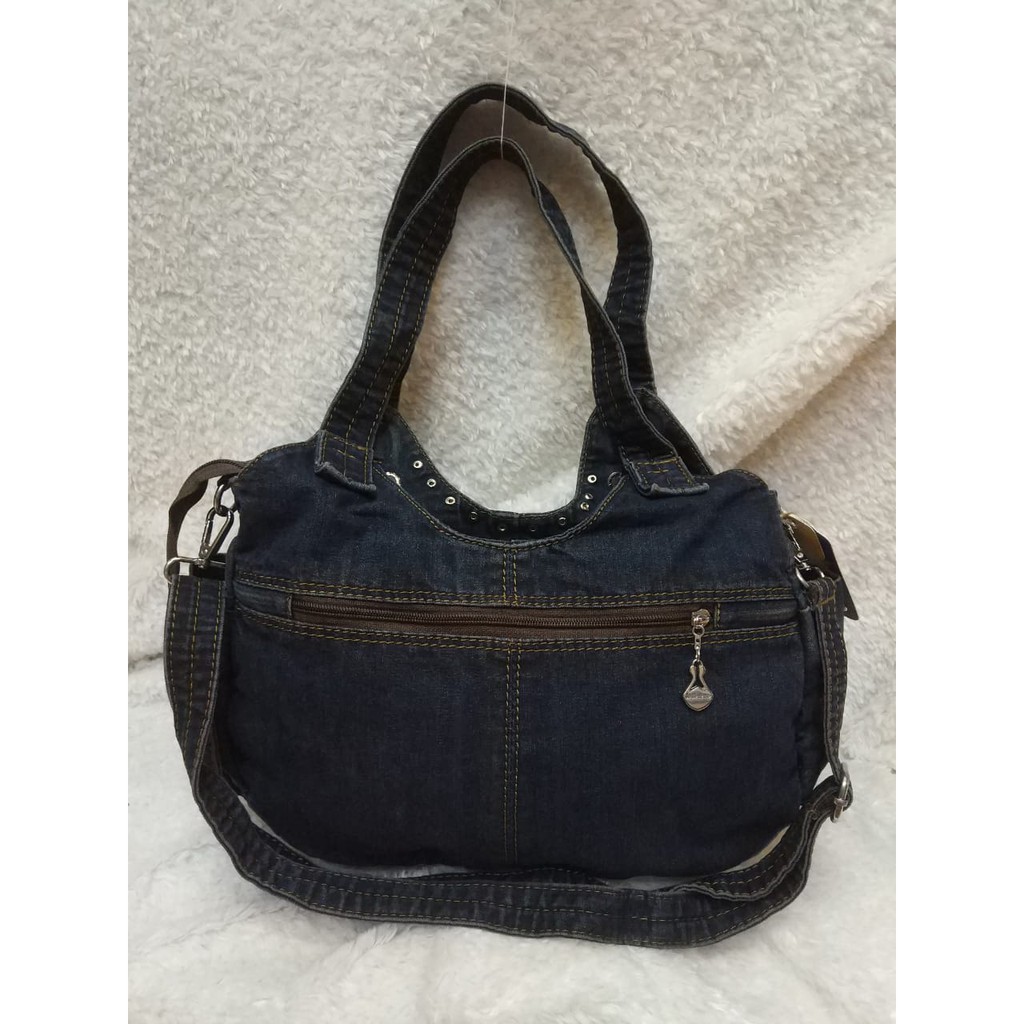 Tas Selempang Multi Fungsi Original Jeans Madeleine 654. Darena Bags Bandung